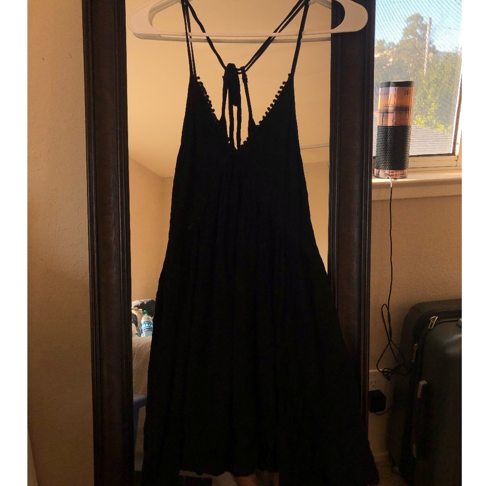 Shift cross-back dress